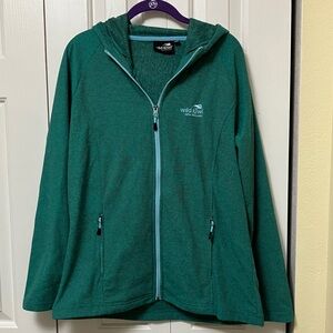 Kiwi Teal Zip-Up Utility Jacket